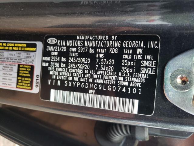 5XYP6DHC9LG074101 KIA Telluride S