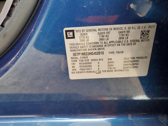 3GTP1NEC9HG452810 GMC Sierra C1500 Slt