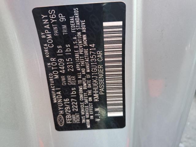 2016 HYUNDAI GENESIS CO - KMHHU6KJ1GU135714
