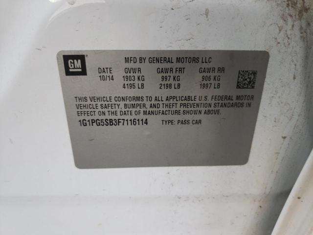 2015 CHEVROLET CRUZE LTZ - 1G1PG5SB3F7116114