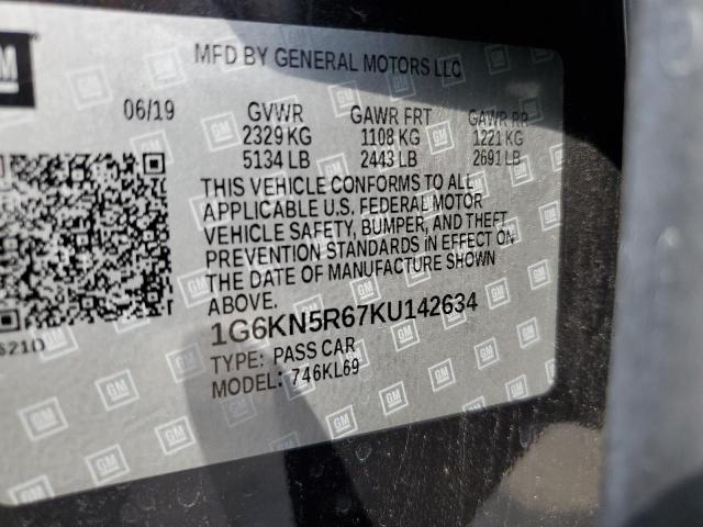 2019 CADILLAC CT6 SPORT - 1G6KN5R67KU142634