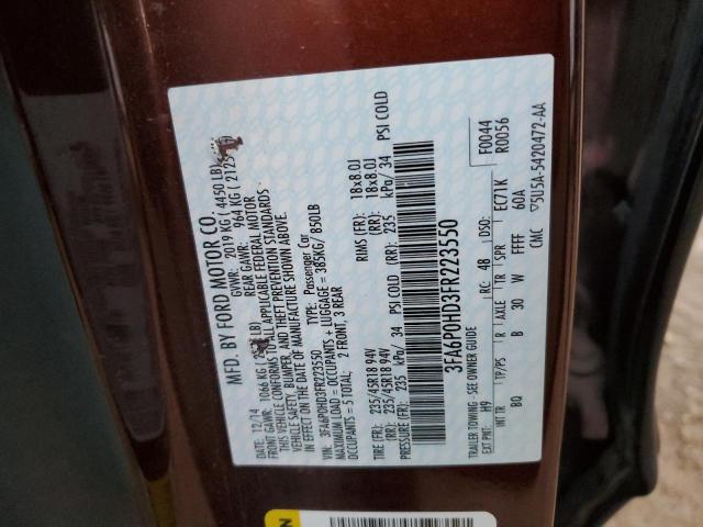 2015 FORD FUSION ENE 3FA6P0HD3FR223550