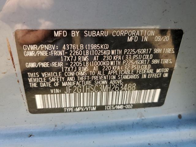 JF2GTHSC3MH263488 Subaru Crosstrek Sport
