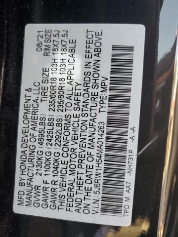 5J6RW1H54MA014263 Honda CR-V EX