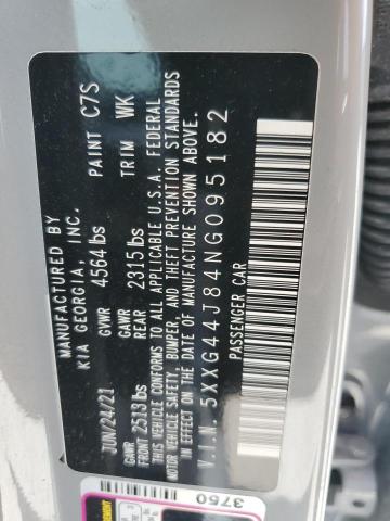 5XXG44J84NG095182 KIA K5 Gt