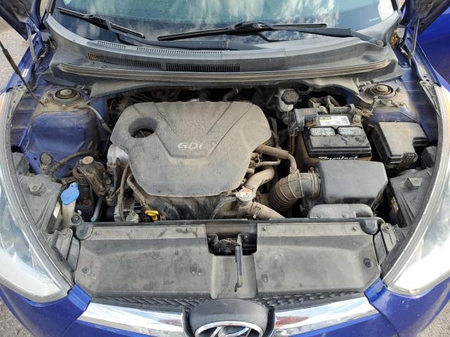 VIN: KMHTC6AD9CU057959 Auction: COPART Lot: 67934503 Location: AZ - TUCSON KMHTC6AD9CU057959 HYUNDAI VELOSTER 2012 BLUE Photo 11