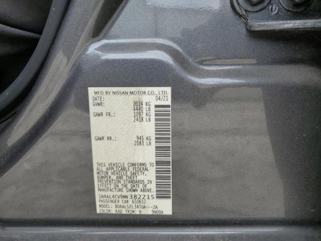 1N4AL4CV9MN382215 Nissan ALTIMA SR