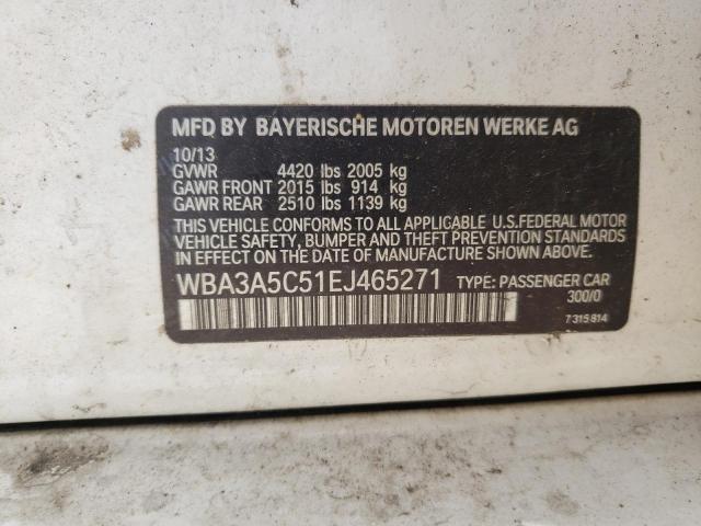 WBA3A5C51EJ465271 BMW 328 I
