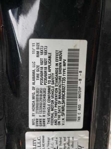 5FNRL5H99CB027735 2012 HONDA ODYSSEY, photo no. 13