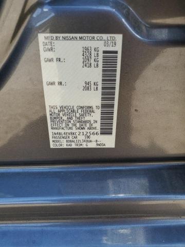 1N4BL4EV8KC212566 Nissan ALTIMA SL