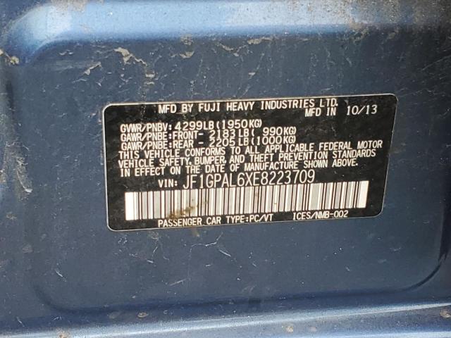 JF1GPAL6XE8223709 Subaru Impreza Sport Premium