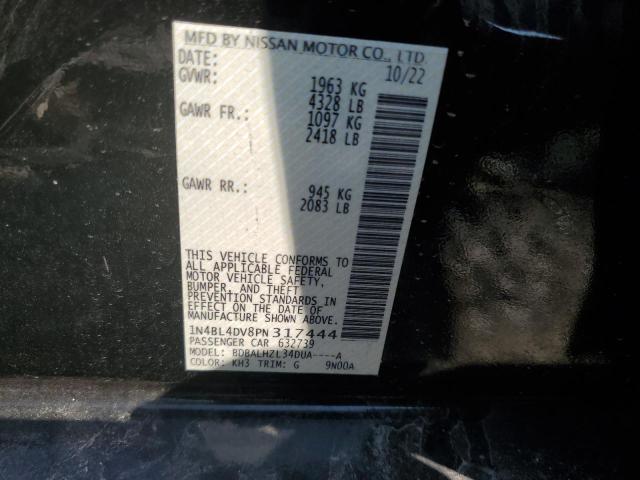 1N4BL4DV8PN317444 Nissan ALTIMA SV