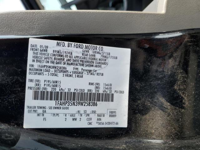 1FAHP35N39W258386 | 2009 Ford focus se