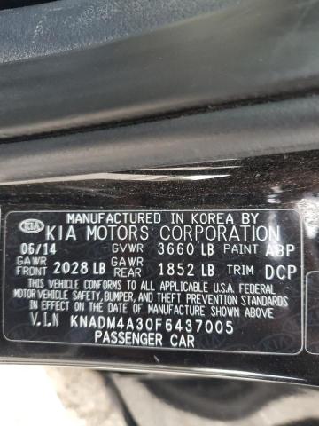 KNADM4A30F6437005 KIA RIO LX