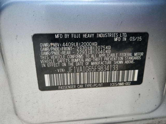 JF1VA1G65F9834133 Subaru Wrx Limited