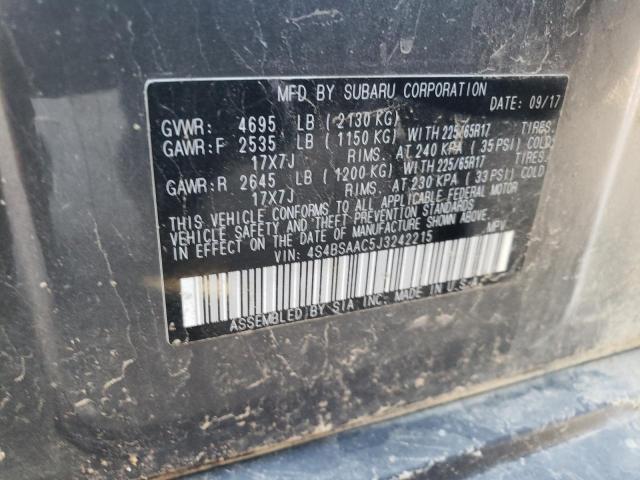 4S4BSAAC5J3242215 Subaru Outback 2.5i