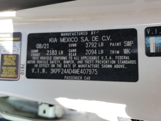 3KPF24AD4ME407975 Kia Forte FE 12