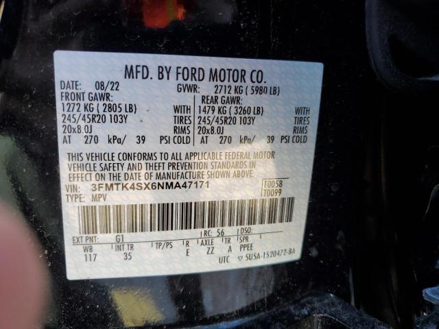 3FMTK4SX6NMA47171 Ford Mustang Mach-e Gt