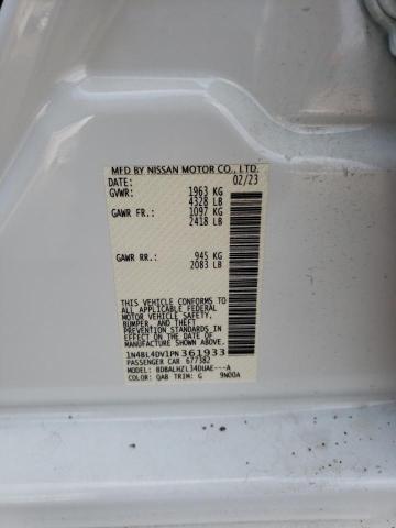 1N4BL4DV1PN361933 Nissan ALTIMA SV