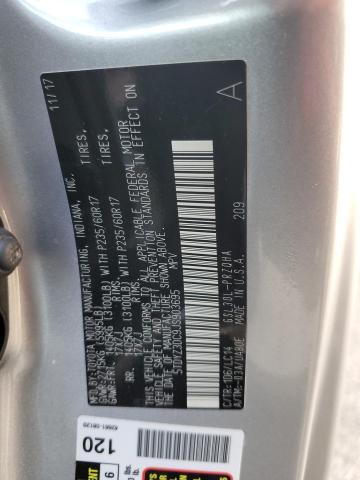 5TDYZ3DC9JS903695 Toyota SIENNA XLE