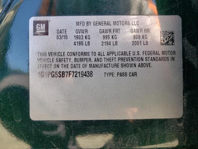2015 CHEVROLET CRUZE LTZ - 1G1PG5SB7F7219438