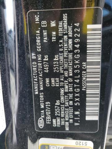 5XXGT4L35KG349224 KIA Optima Lx