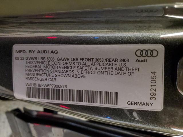 2023 AUDI RS E-TRON - WAUBHBFW6P7900876