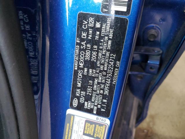 3KPFK4A79JE254712 KIA FORTE LX