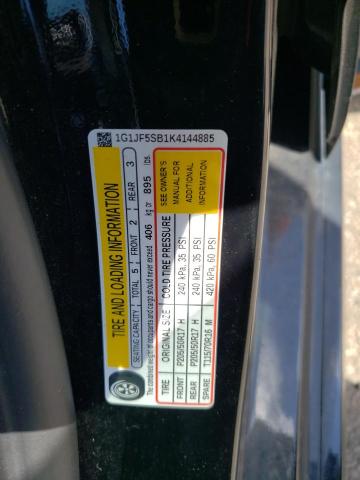 2019 CHEVROLET SONIC PREM - 1G1JF5SB1K4144885