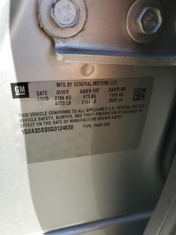 2016 CADILLAC CTS PERFOR - 1G6AS5SS5G0124630