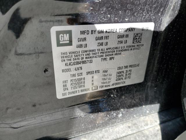 2015 Buick Encore VIN: KL4CJGSB4FB057133 Lot: 67465843