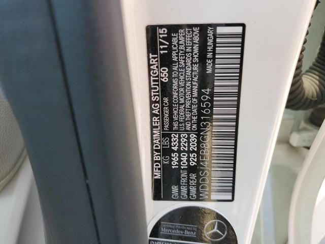 WDDSJ4EB8GN316594 Mercedes-Benz CLA 250
