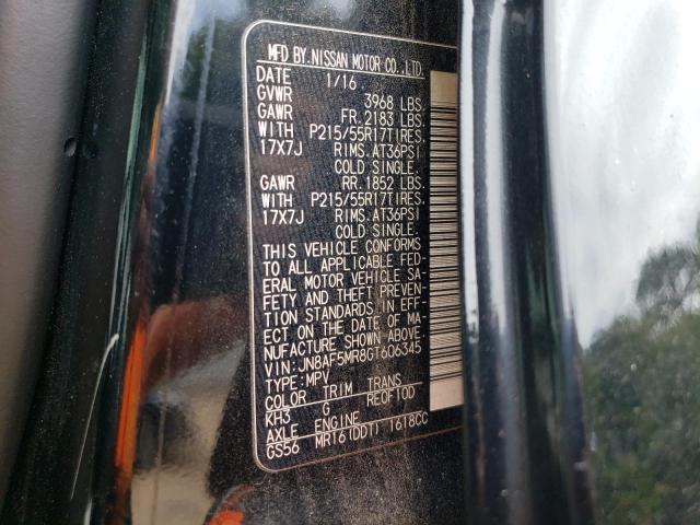 2016 NISSAN JUKE S - JN8AF5MR8GT606345