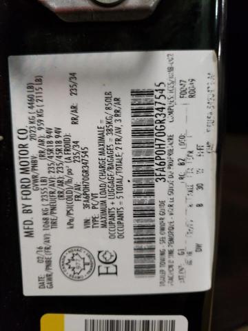 3FA6P0H70GR347545 Ford FUSION SE