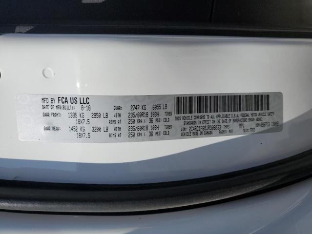 2C4RC1FG9JR306033 Chrysler Pacifica Touring Plus