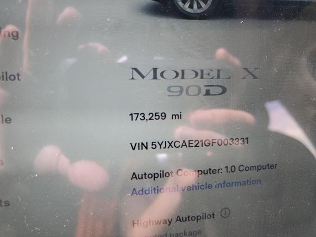 5YJXCAE21GF003331 Tesla MODEL X