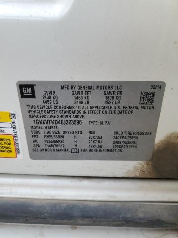 1GKKVTKD4EJ323596 GMC Acadia Denali