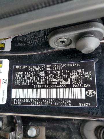 4T1G11AK0RU844655 | 2024 TOYOTA CAMRY