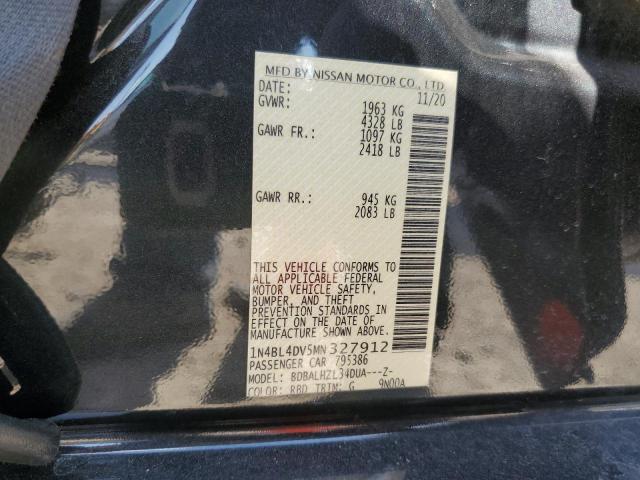 1N4BL4DV5MN327912 Nissan ALTIMA SV