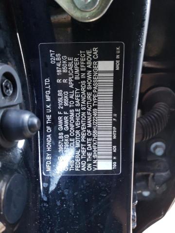SHHFK7H58HU222469 Honda CIVIC EX
