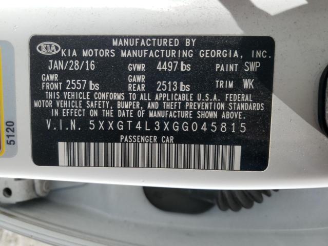 5XXGT4L3XGG045815 KIA Optima Lx