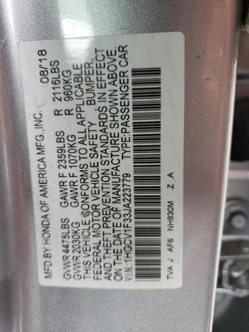 1HGCV1F33JA223779 Honda Accord Sport