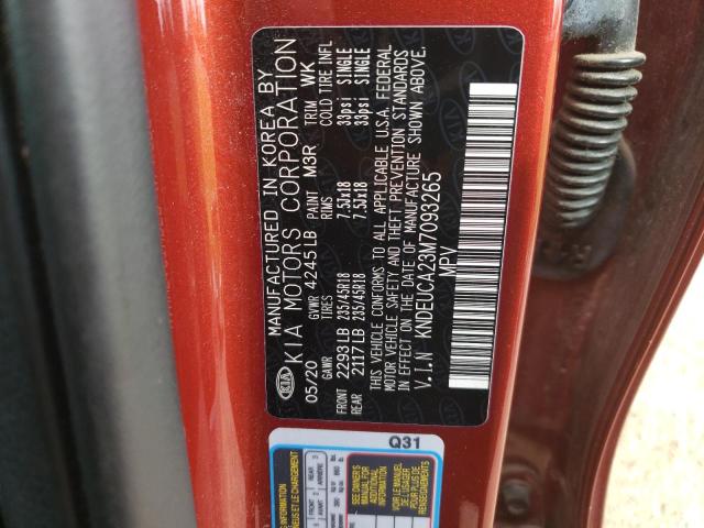 KNDEUCA23M7093265 KIA SELTOS S