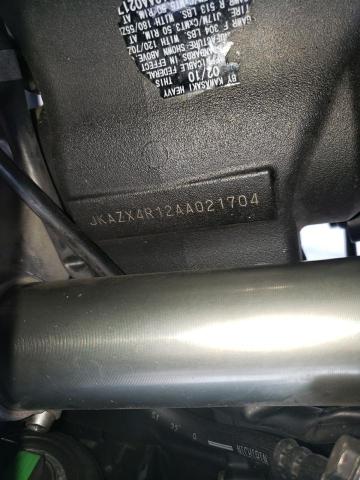 2010 KAWASAKI ZX600 R - JKAZX4R12AA021704