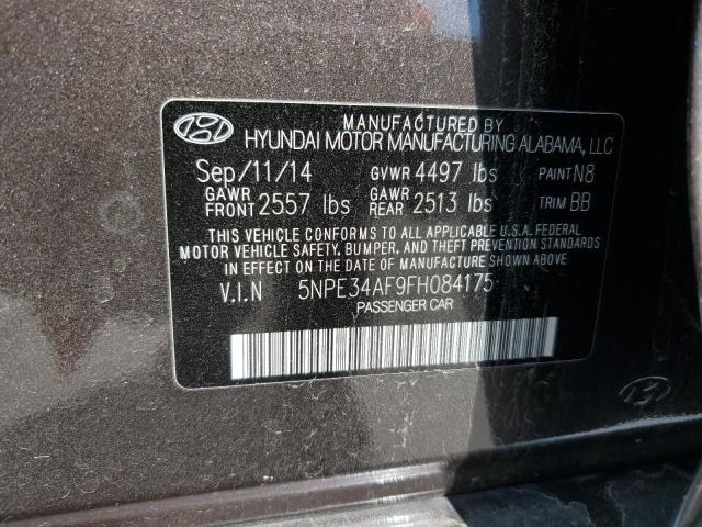 5NPE34AF9FH084175 Hyundai Sonata Sport