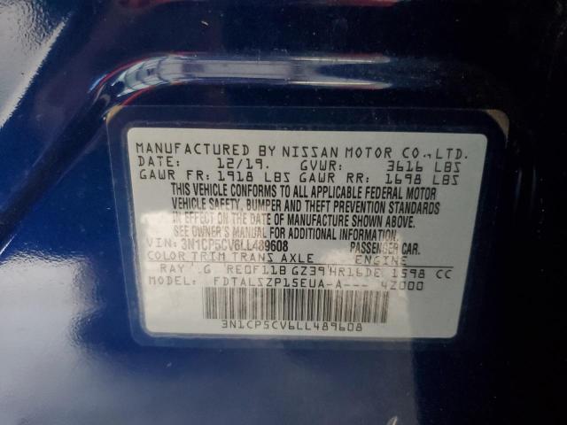 3N1CP5CV6LL489608 Nissan KICKS SV