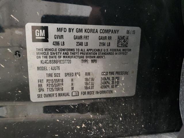 KL4CJBSB6FB237720 Buick Encore Convenience
