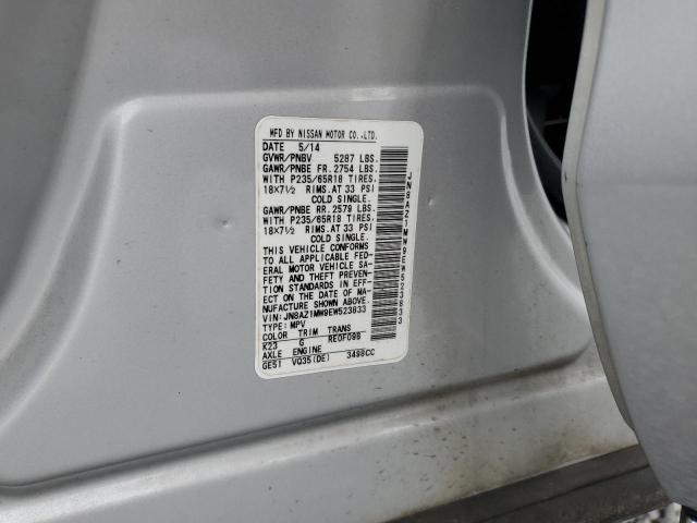 JN8AZ1MW9EW523833 Nissan MURANO S