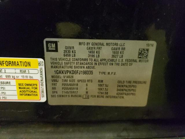 1GKKVPKD6FJ198335 GMC ACADIA SLE