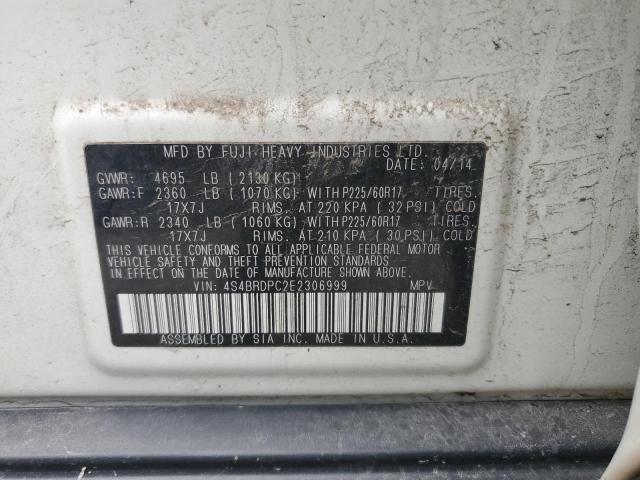 4S4BRDPC2E2306999 Subaru Outback 3.6r Limited
